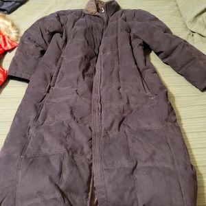 LL Bean Long Down Coat XL
